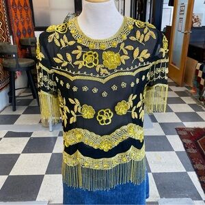 April, May Beaded Blouse